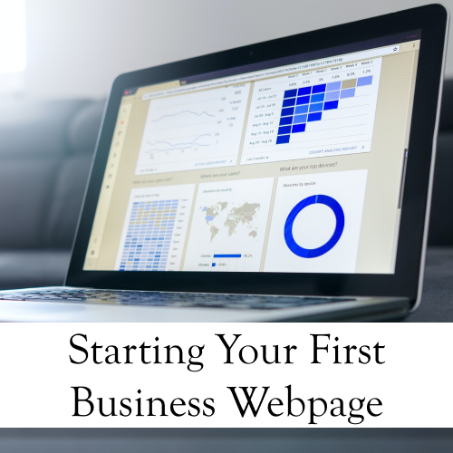 Starting Your First Business Webpage